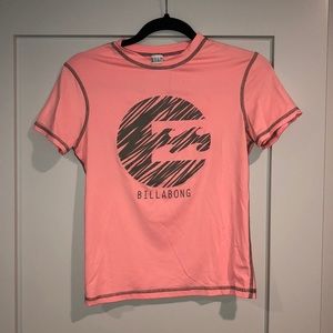 Billabong short sleeve shirt/rash guard